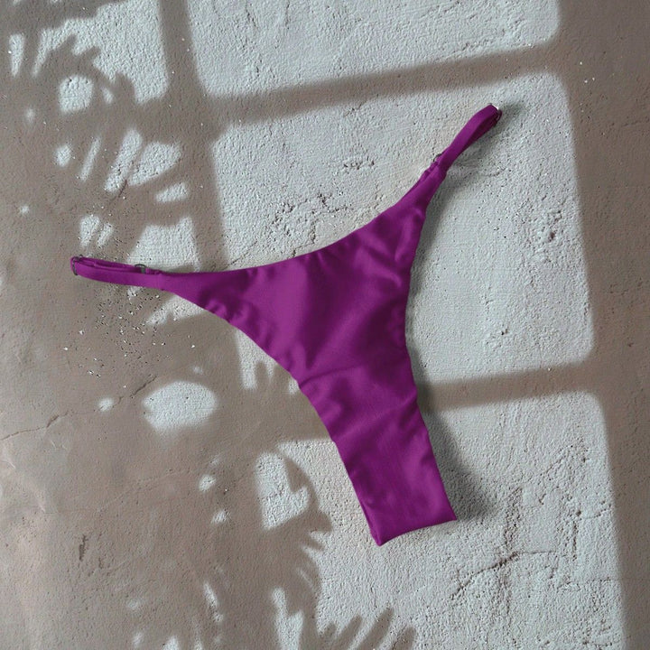 Damen Bikiniunterteil mit modischem Hoher Schnitt und verstellbaren Trägern Echo Archiv