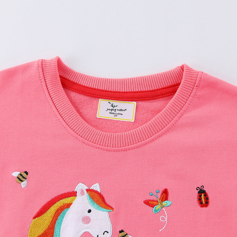 Mädchen Sweatshirt mit verspieltem Einhorn-Design Echo Archiv