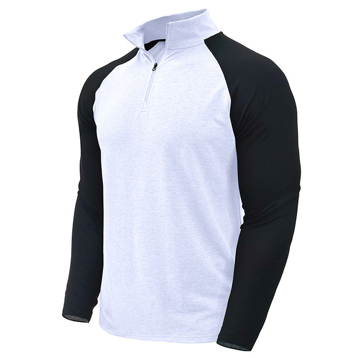 Herren Sportlicher Stehkragenpullover Echoarchiv