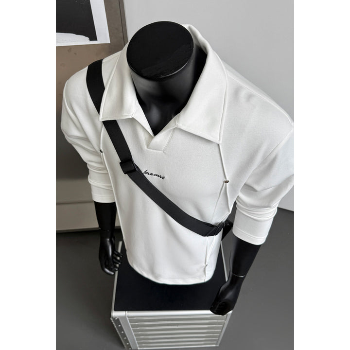 Herren Urban Elegante Langarmhemd Jacke Echo Archiv