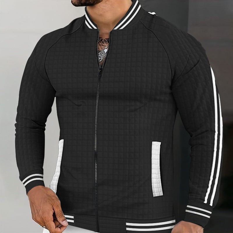 Herren gesteppte Sportjacke mit modernem Design und praktischen Reißverschlusstaschen Echoarchiv