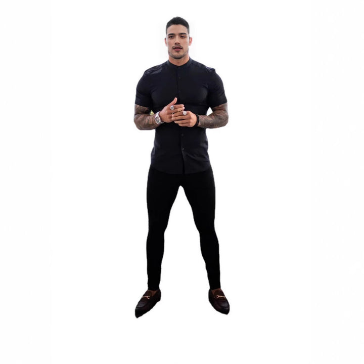 Herren Slim Fit Trousers aus elastischem Material mit seitlichen Taschen Echoarchiv