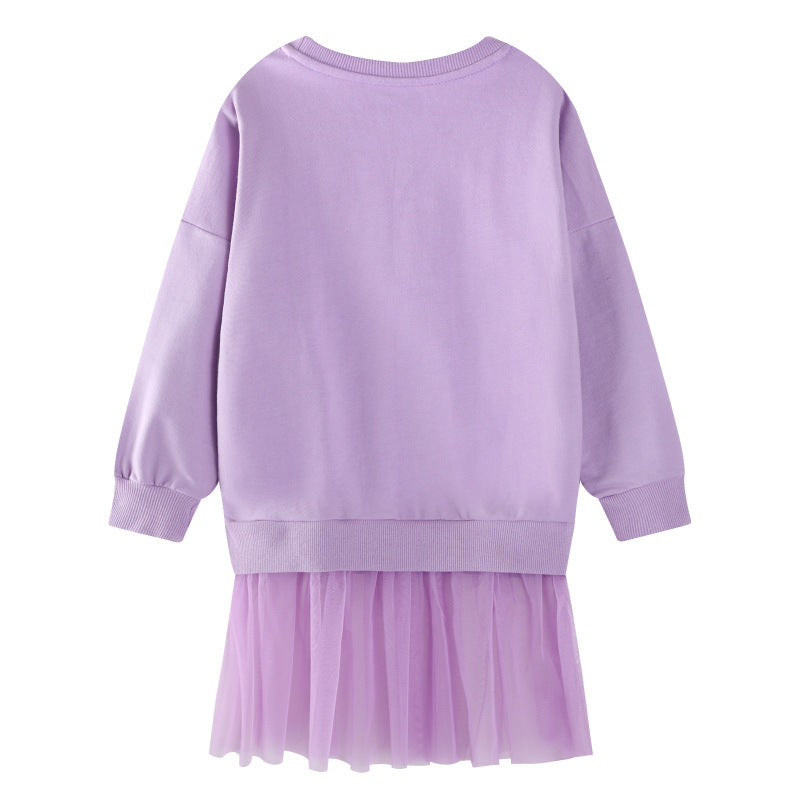 Mädchen Freizeitkleid mit bezauberndem Flügelmuster Echo Archiv