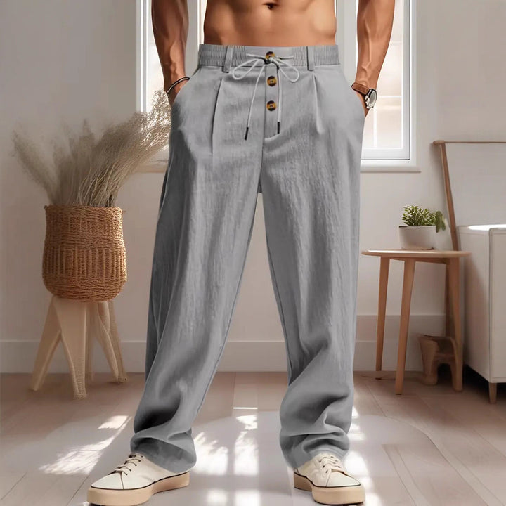 Herren Bequeme Leinenhose Echoarchiv
