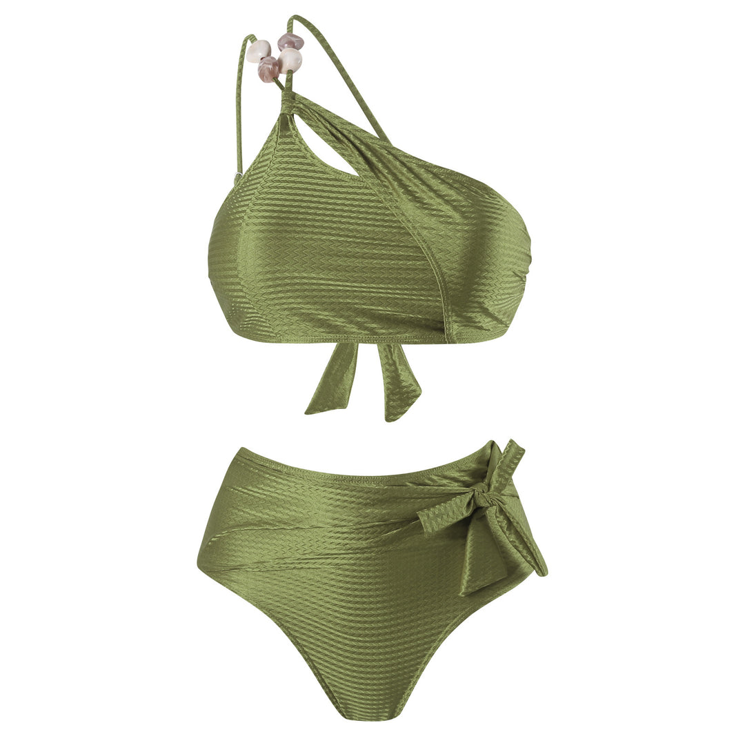 Damen Bikini-Set mit asymmetrischem Design und modischen Details Echo Archiv