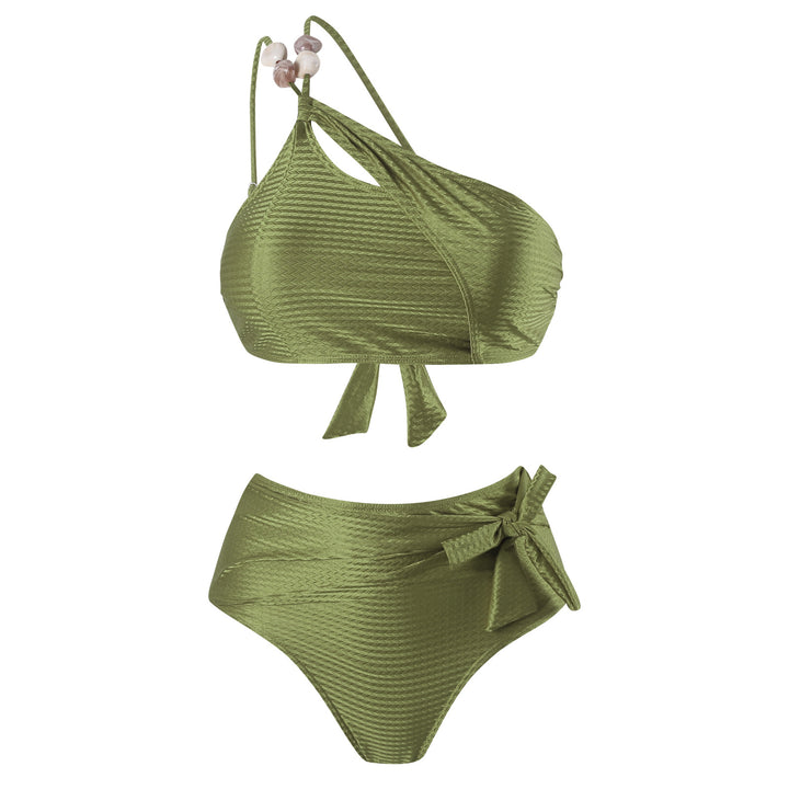 Damen Bikini-Set mit asymmetrischem Design und modischen Details Echo Archiv