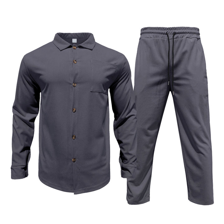 Herren lässiges Hemd und Freizeithose Set Echoarchiv