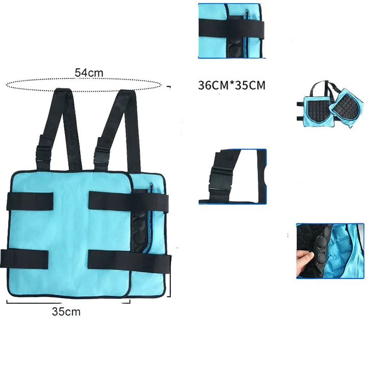 Unisex nan wiederverwendbares Kühlpad für Rücken und Brust mit PCM-Gelpacks und verstellbaren Klettgurten Echo Archiv