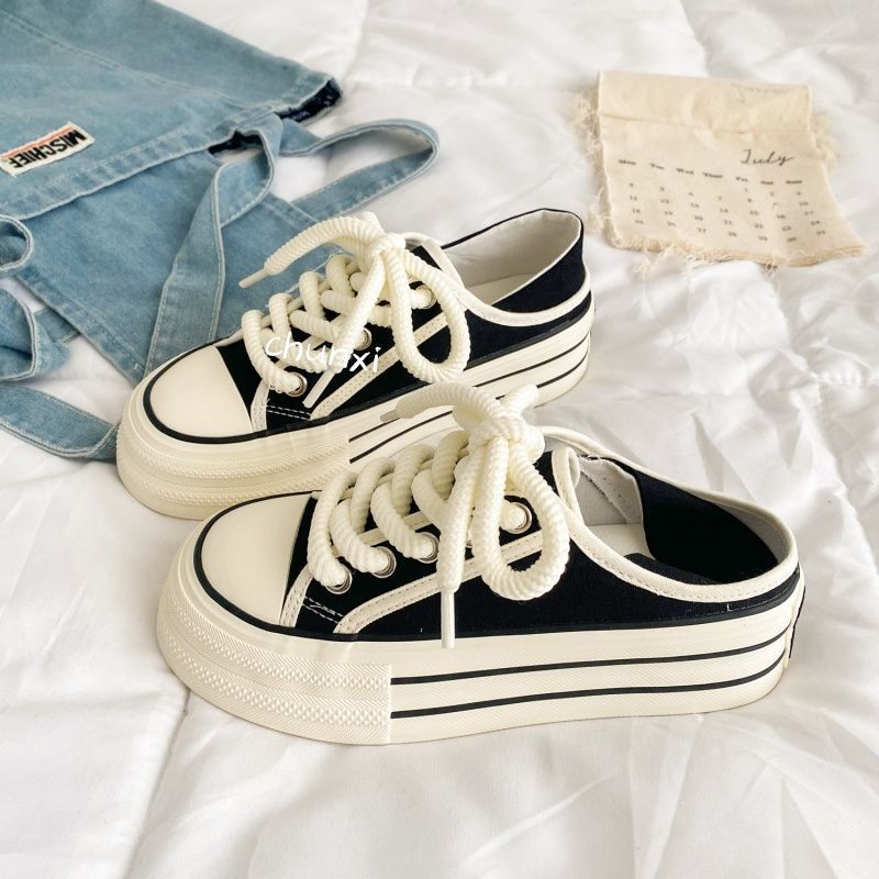 Damen Plateau-Sneaker mit elastischem Schnürsystem und robustem Obermaterial Echo Archiv