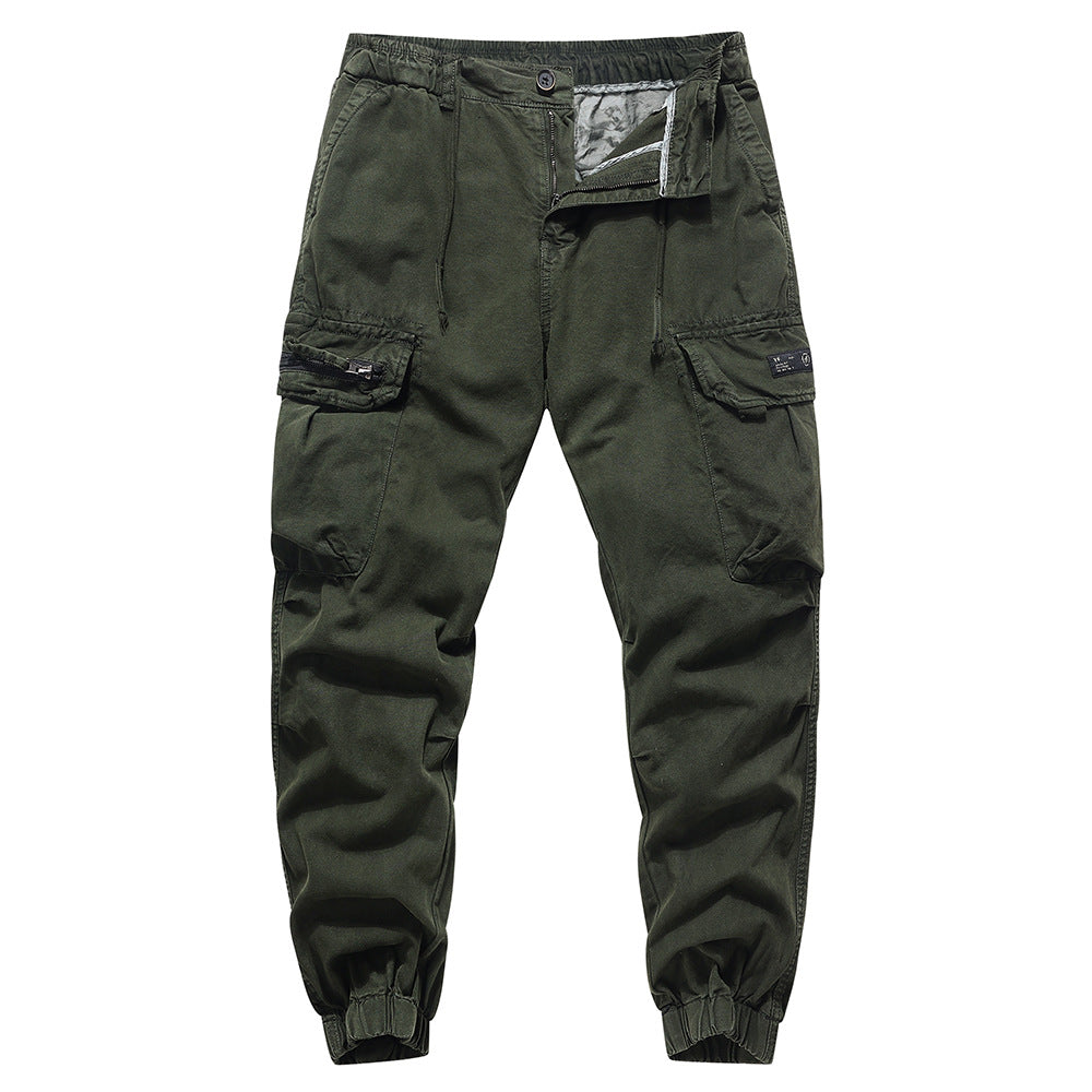Herren Cargo-Hose mit elastischem Bund und mehreren praktischen Taschen Echoarchiv