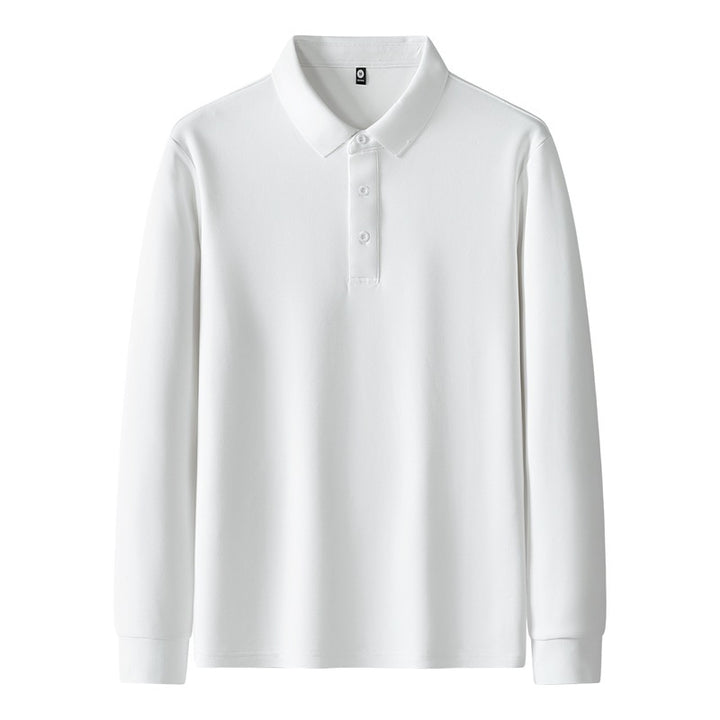 Damen Poloshirt mit langem Arm und Knopfdetails Echo Archiv