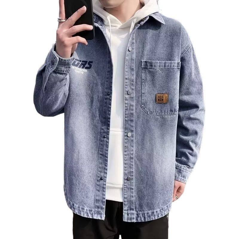 Herren Denim-Überhemd Echoarchiv