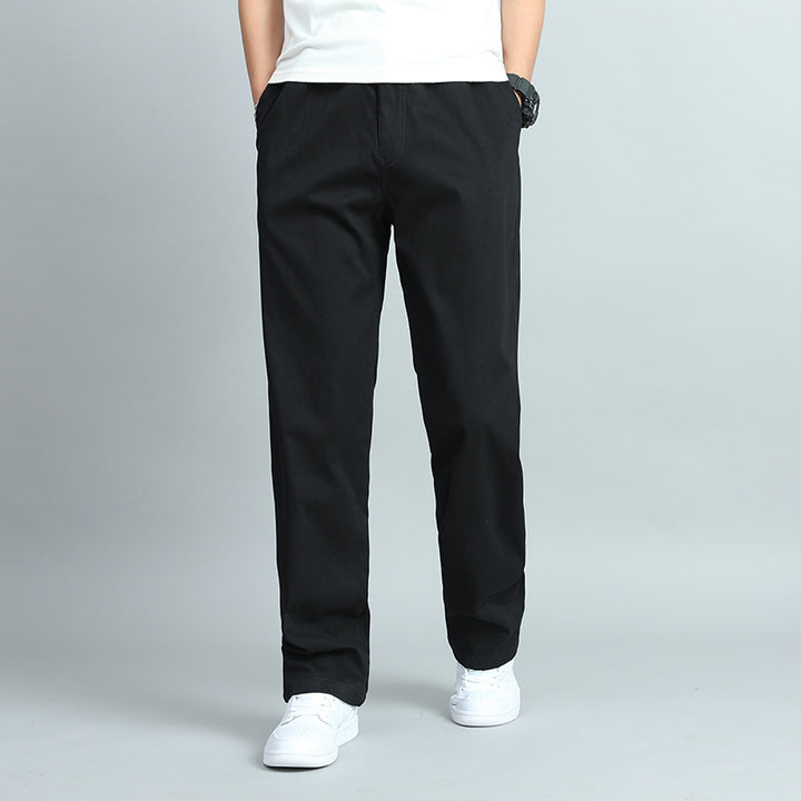 Herren Bequeme Chino Baumwollhose Echo Archive