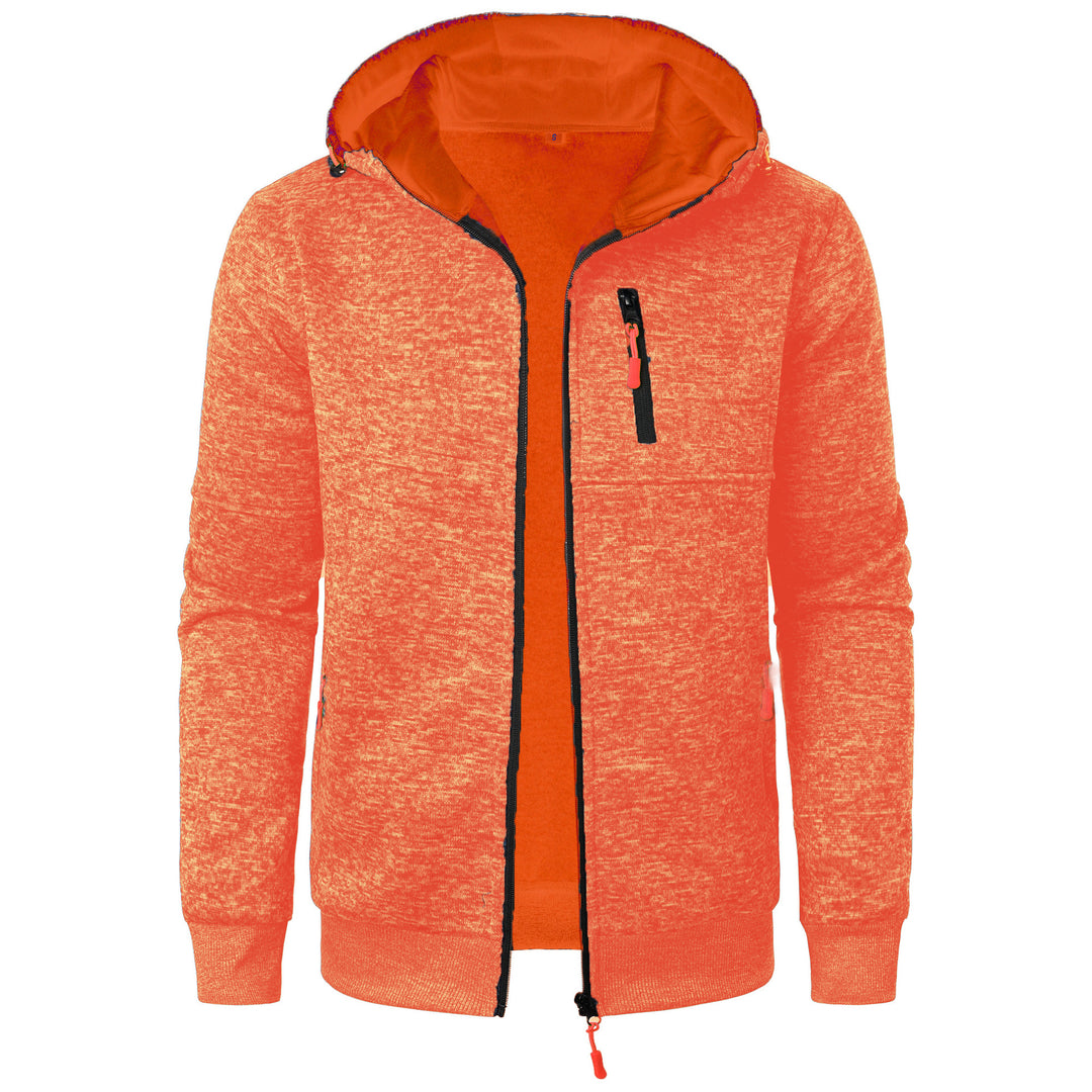 Herren Sportliche Kapuzenjacke mit innovativem Strukturdesign und praktischen Taschen Echoarchiv