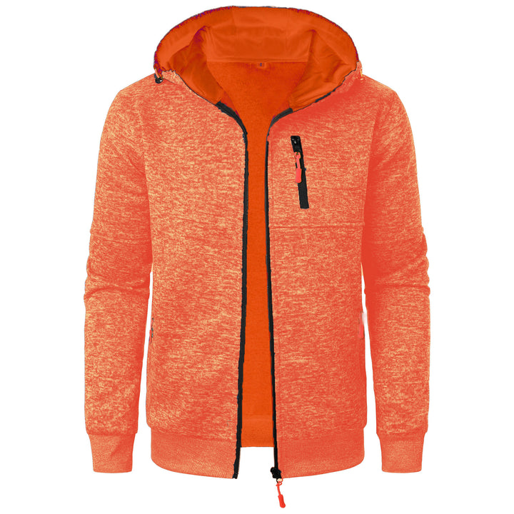 Herren Sportliche Kapuzenjacke mit innovativem Strukturdesign und praktischen Taschen Echoarchiv