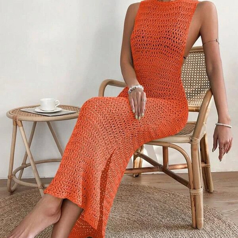 Damen langes Häkelkleid Echo Archiv