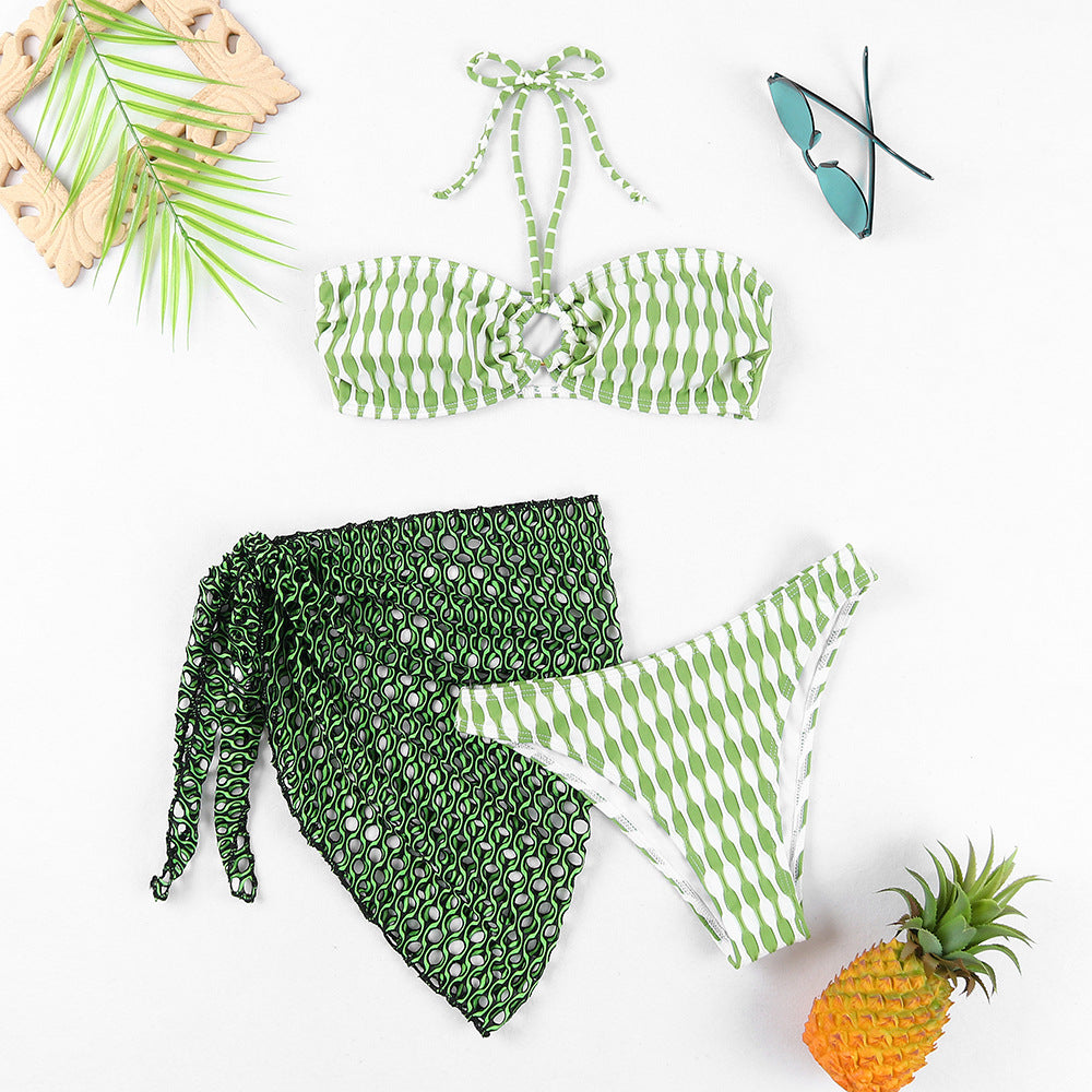 Damen Bikini-Set mit stylischem Wickeltuch Echo Archiv