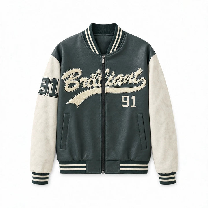 Herren Modische Bomberjacke mit sportlichem Schnitt Echo Archiv