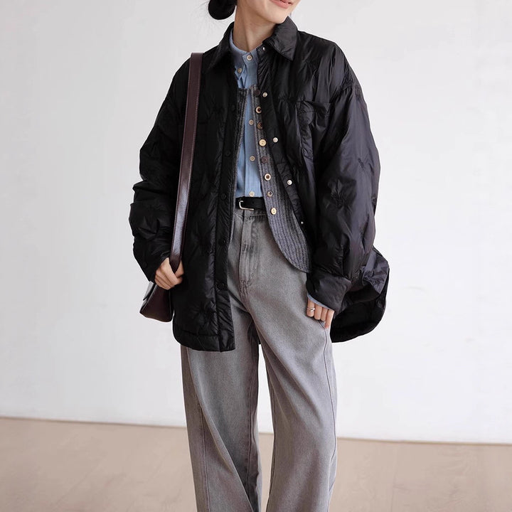 Damen elegante und gefütterte Übergangsjacke Echoarchiv