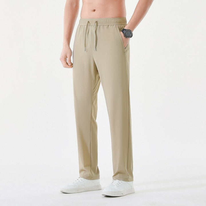 Herren Relaxed-Performance-Freizeithose mit elastischem Tunnelzug, schnell trocknendem Stretch & geradem Bein Echoarchiv