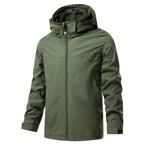Herren Leichte Outdoorjacke mit verstellbarer Kapuze Echo Archiv 1787797788