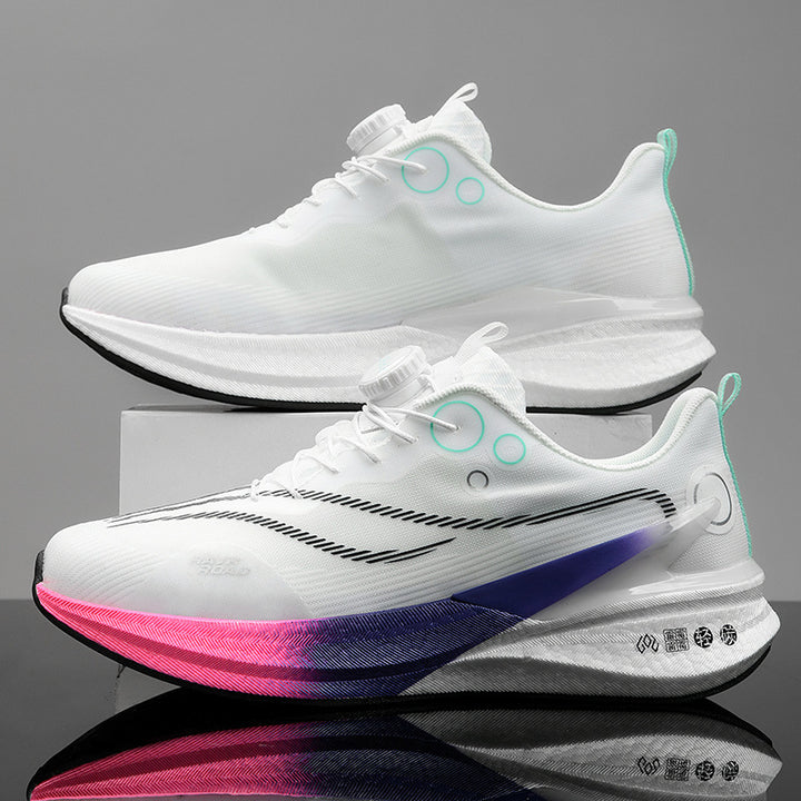 Unisex Performance-Laufschuhe mit Drehverschluss, mehrschichtiger Rebound-Zwischensohle und stabiler TPU-Fersenstütze – Tavélo