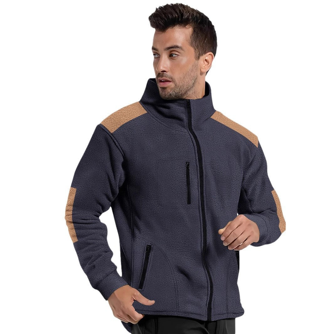 Herren Fleecejacke mit funktionalen Reißverschlusstaschen Echoarchiv