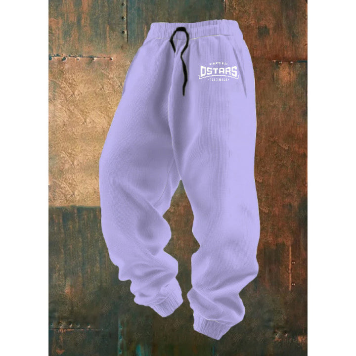 Damen Bequeme Freizeithose mit kreativem Druck Echoarchiv