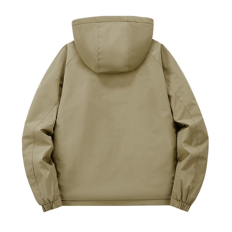 Herren nan multifunktionale Softshell-Tacticaljacke mit versteckter Kapuze, vertikaler Brusttasche und atmungsaktivem Fleecefutter Echo Archiv