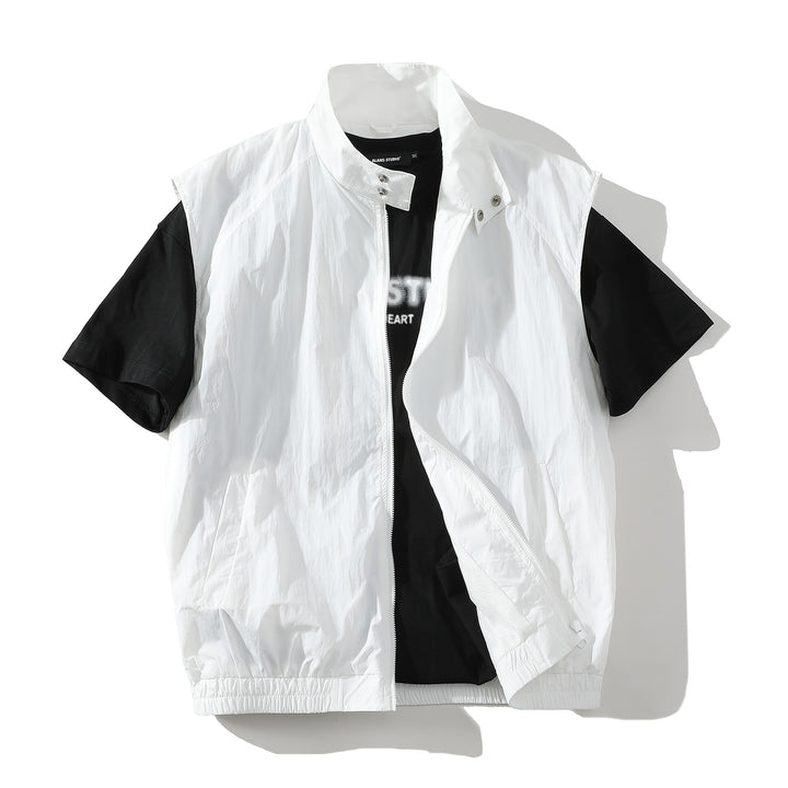 Herren trendige ärmellose Jacke mit modernem Design Echoarchiv