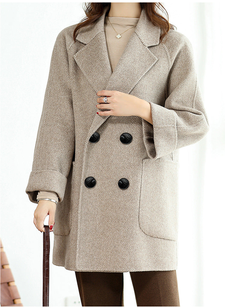 Damen Elegante Oversized-Blazerjacke Echoarchiv