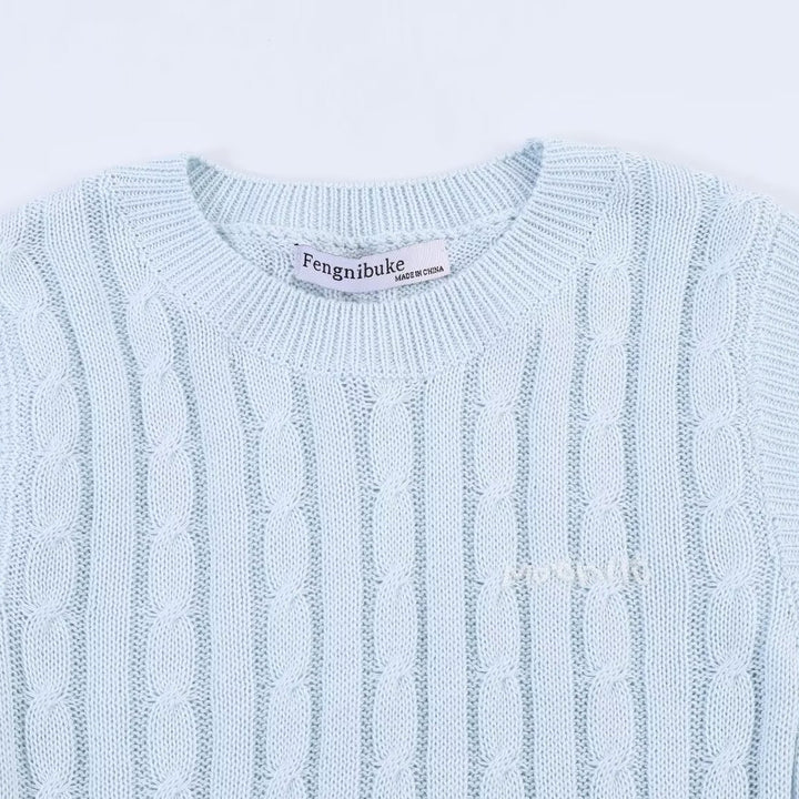 Damen Strickoberteil mit lässigem Schnitt und innovativem Layering Echo Archiv