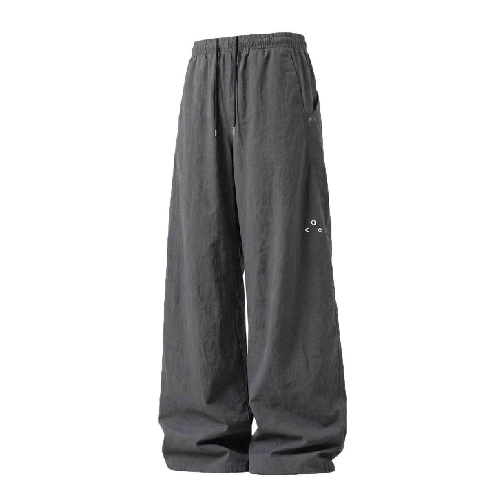 Unisex Weite Leinenmix-Freizeit-Hose mit elastischem Bund und Tunnelzug Echo Archiv