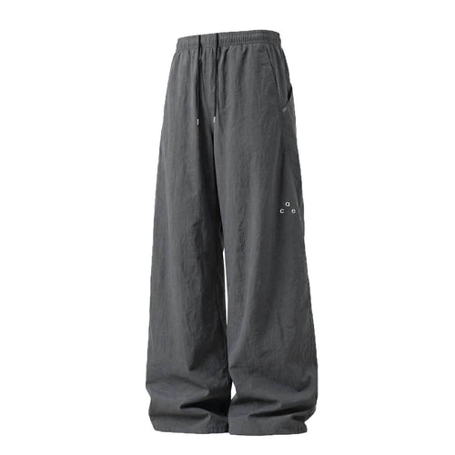 Unisex Weite Leinenmix-Freizeit-Hose mit elastischem Bund und Tunnelzug Echo Archiv