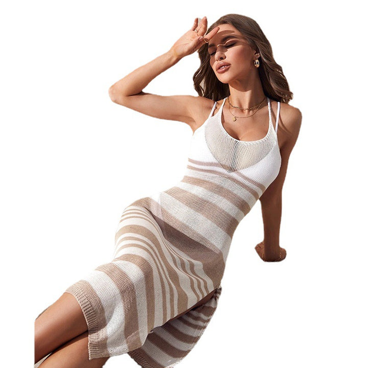 Damen Strickkleid mit seitlichen Schlitzen Echo Archiv