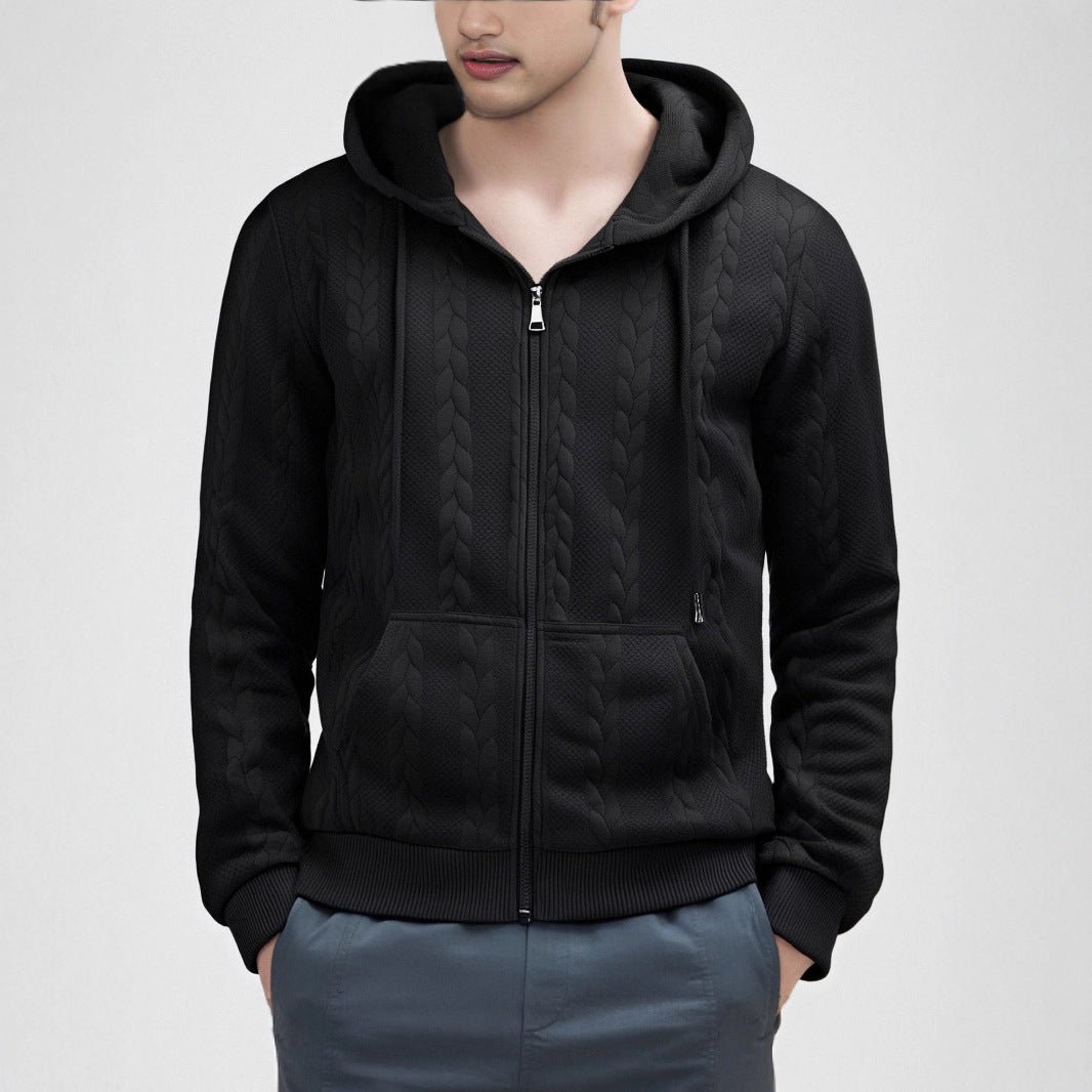 Herren Strickjacke mit Kapuze Echoarchiv