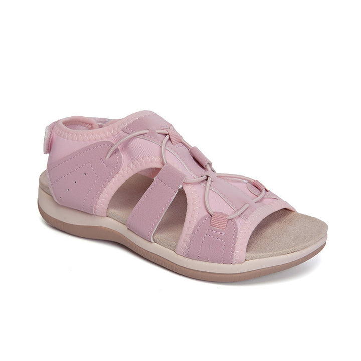 Damen Sportive Komfort-Sandalette mit gepolstertem Fußbett und Klett-Fersenriemen – Sorelia