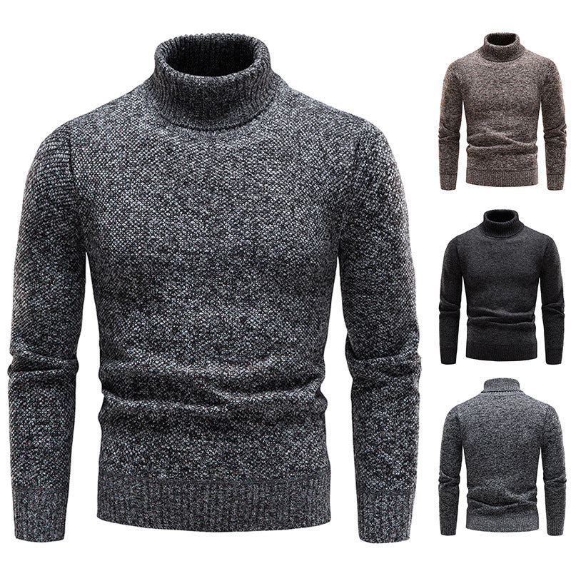 Herren Rollkragenpullover aus weicher Strickware Echoarchiv