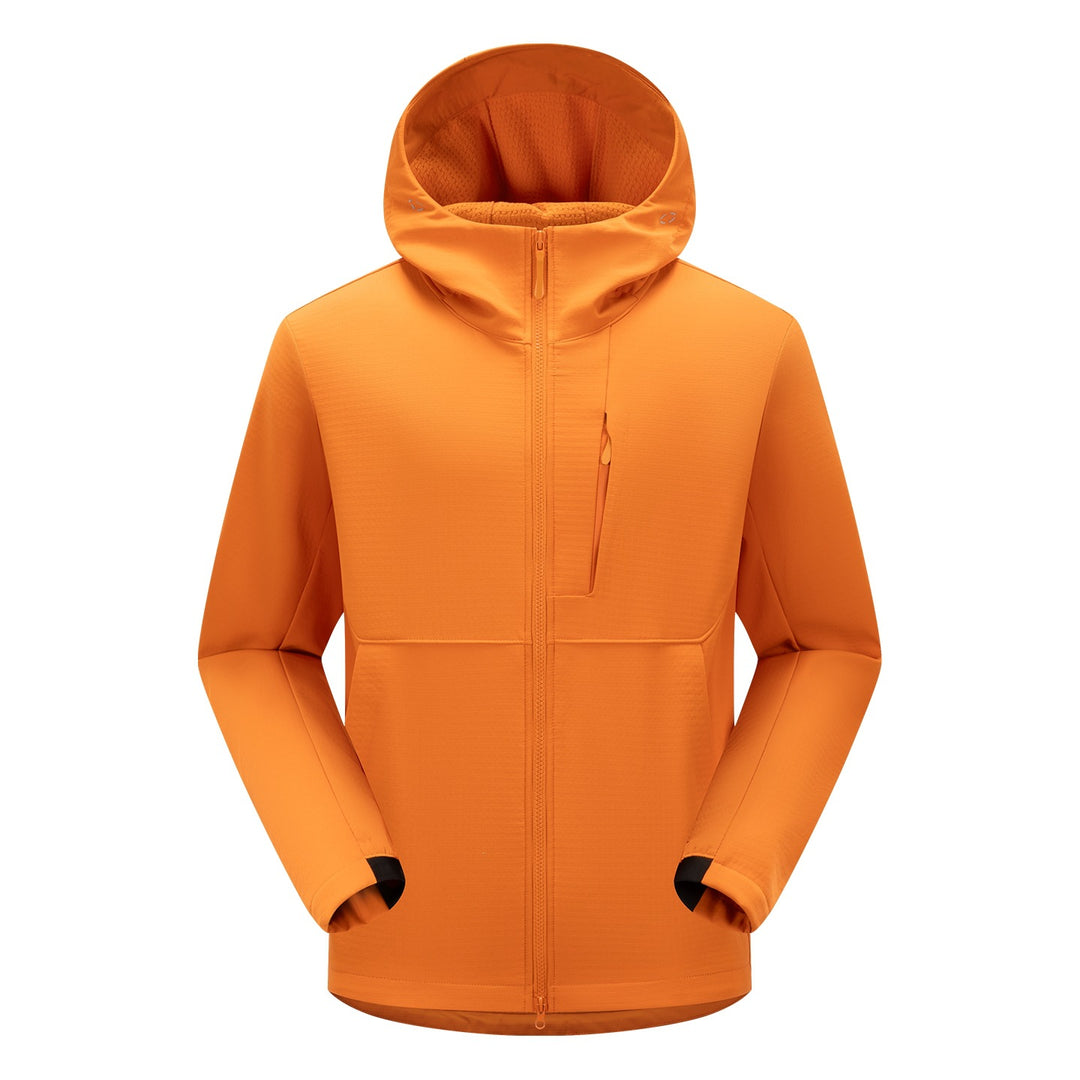 Herren Softshell-Funktionsjacke mit Wattierung, Kapuze & Zwei-Wege-Reißverschluss Echoarchiv