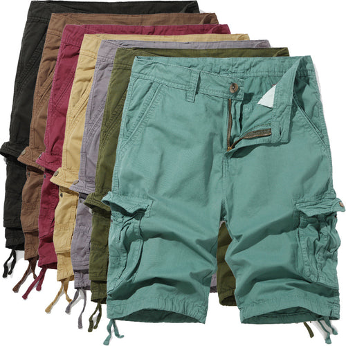 Herren Cargo-Shorts mit praktischen Taschen und verstellbarem Kordelzug Echoarchiv