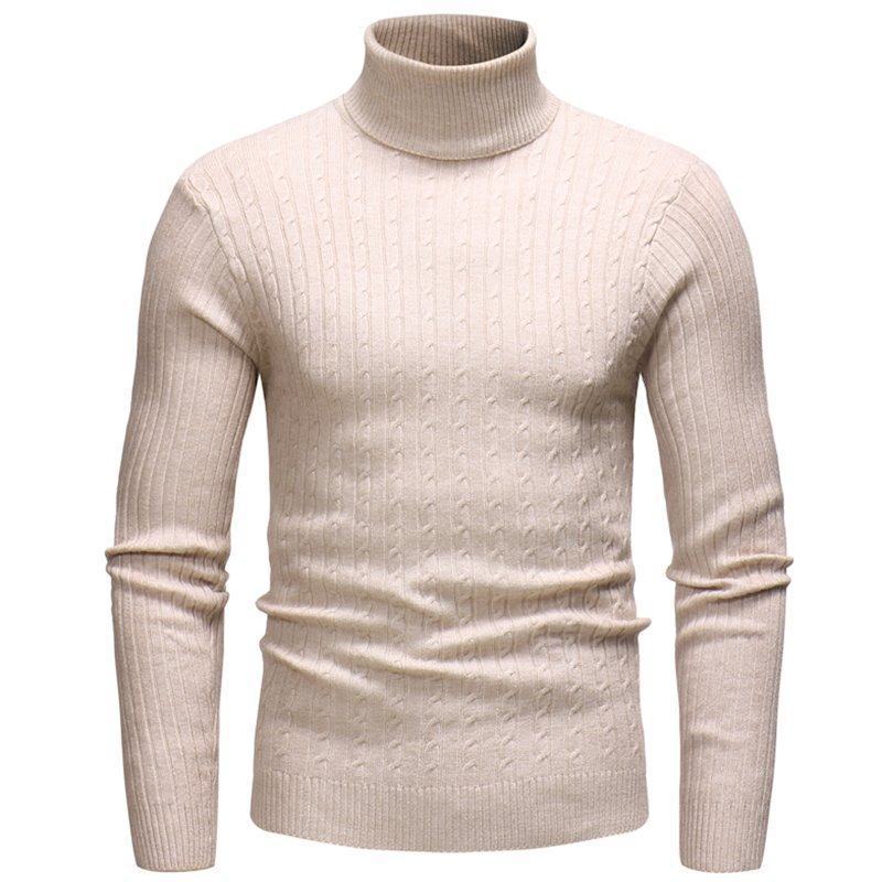 Herren feinstrick Rollkragenpullover Echoarchiv