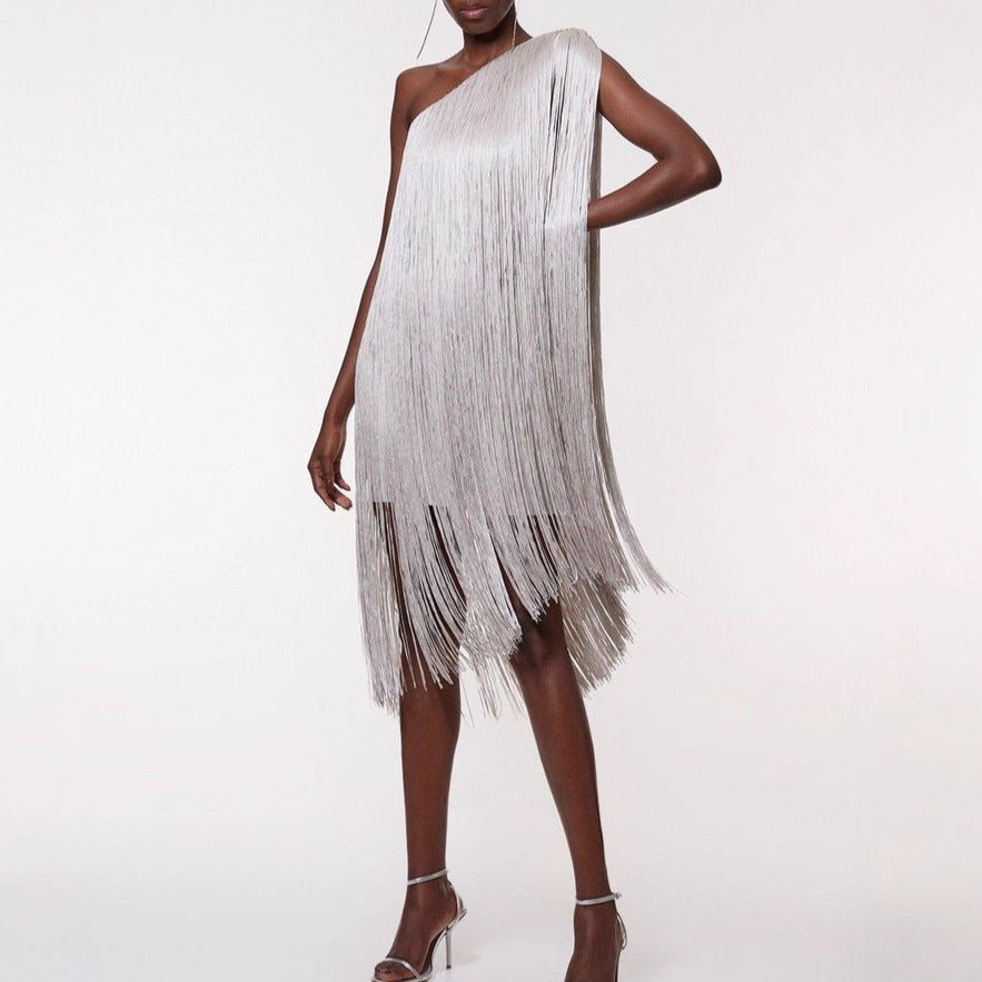 Damen Fransen-Kleid Echo Archiv