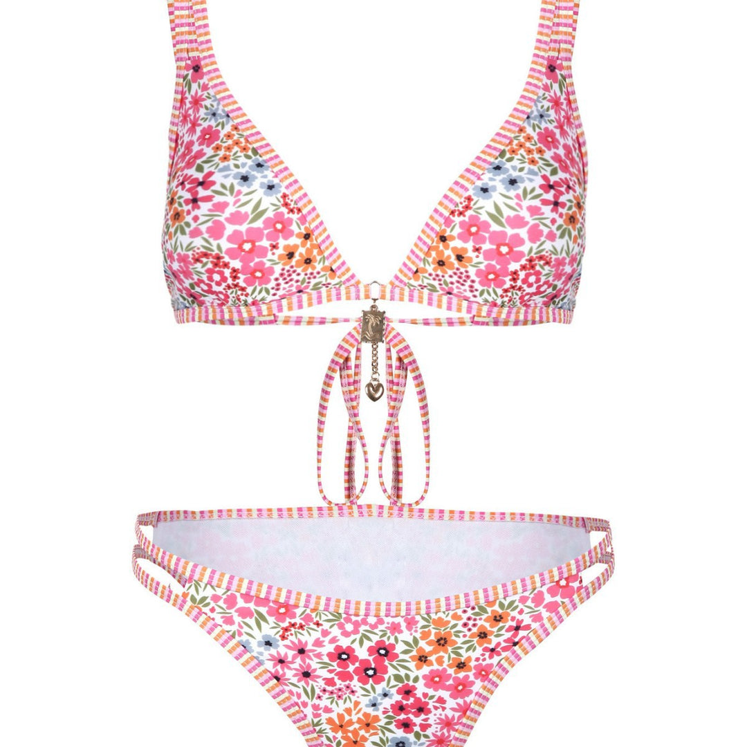 Damen Bikini-Set mit floralem Muster und verstellbaren Trägern Echo Archiv