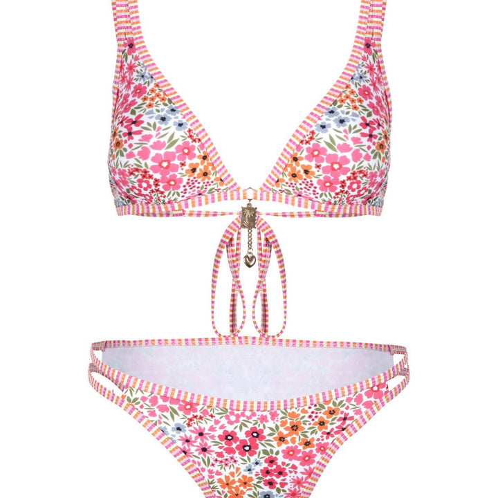 Damen Bikini-Set mit floralem Muster und verstellbaren Trägern Echo Archiv