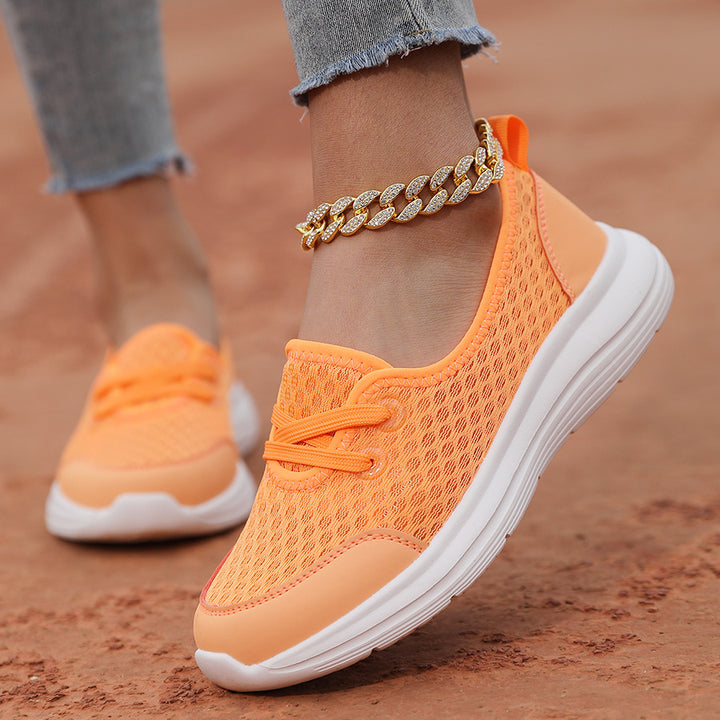 Damen nan atmungsaktiver Schlupfsneaker mit viskoelastischem Fußbett und rutschfester Sohle Echo Archiv