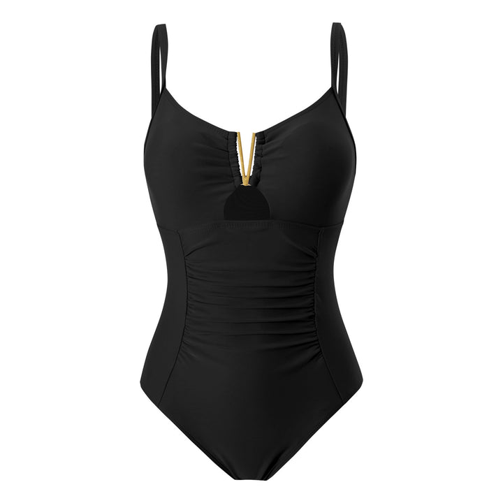Damen Schwimmanzug mit Raffungen und elegantem Dekor Echo Archiv