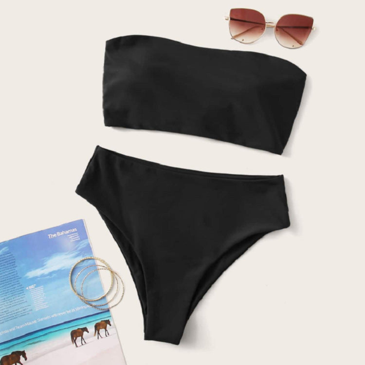 Damen Bandeau-Bikini mit hochgeschnittenem Unterteil Echo Archiv
