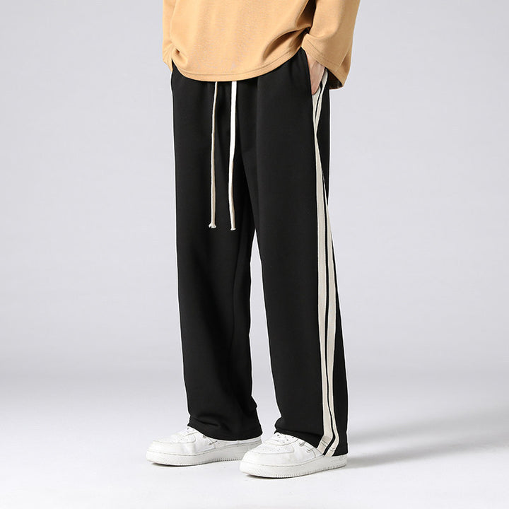Herren Relaxed-Fit Lounge‑Hose mit markanten Seitenstreifen & verstellbarem Tunnelzug Echo Archiv