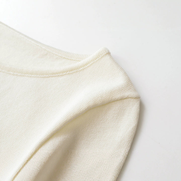 Damen Feinstrick Cropped-Cardigan mit Perlmuttknopfleiste Echoarchiv