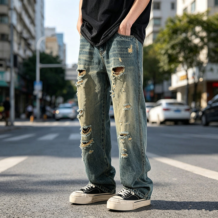 Herren Destroyed Jeans Echoarchiv